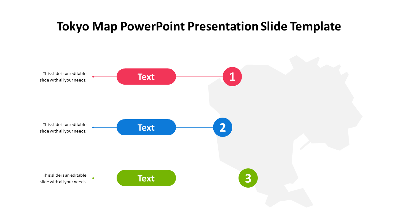 Effective Tokyo Map PowerPoint Presentation Slide Template